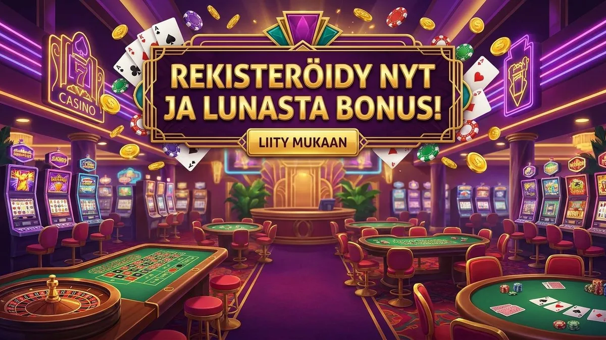 Rekisteröidy bonuksella